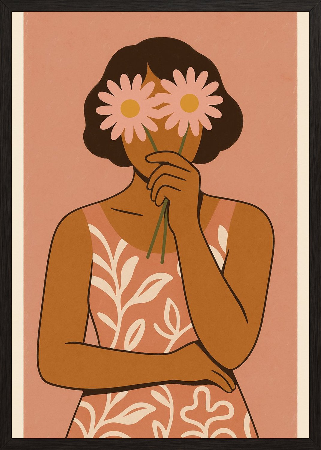 Poster in black frame