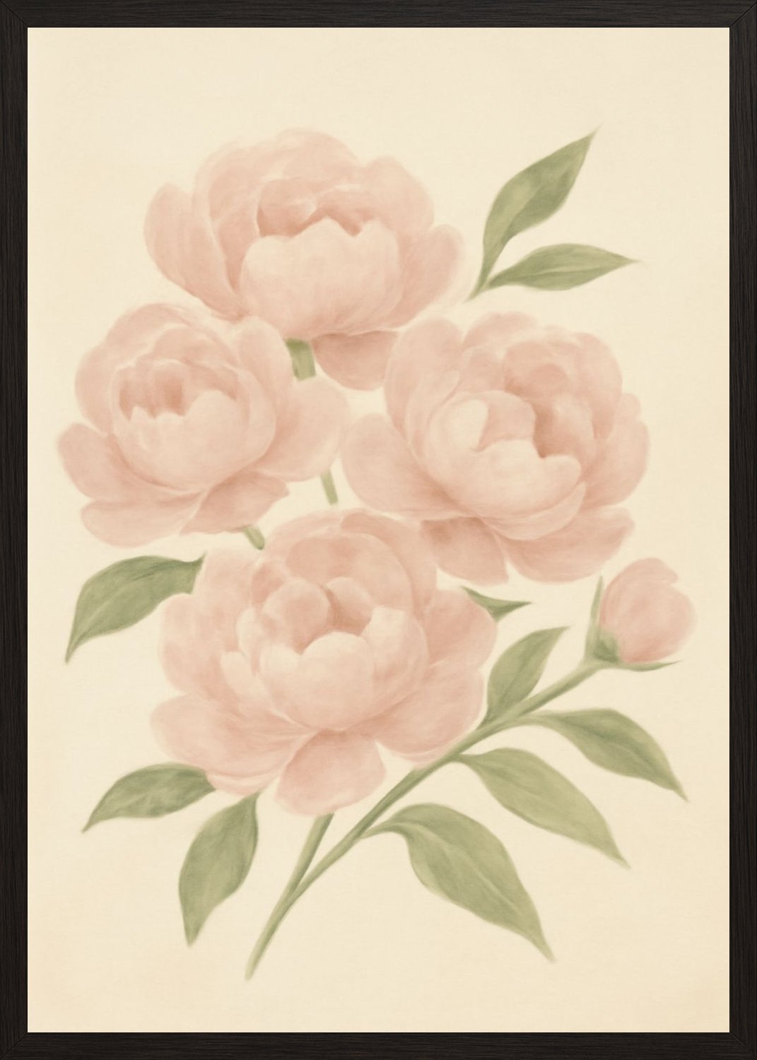 Poster in black frame