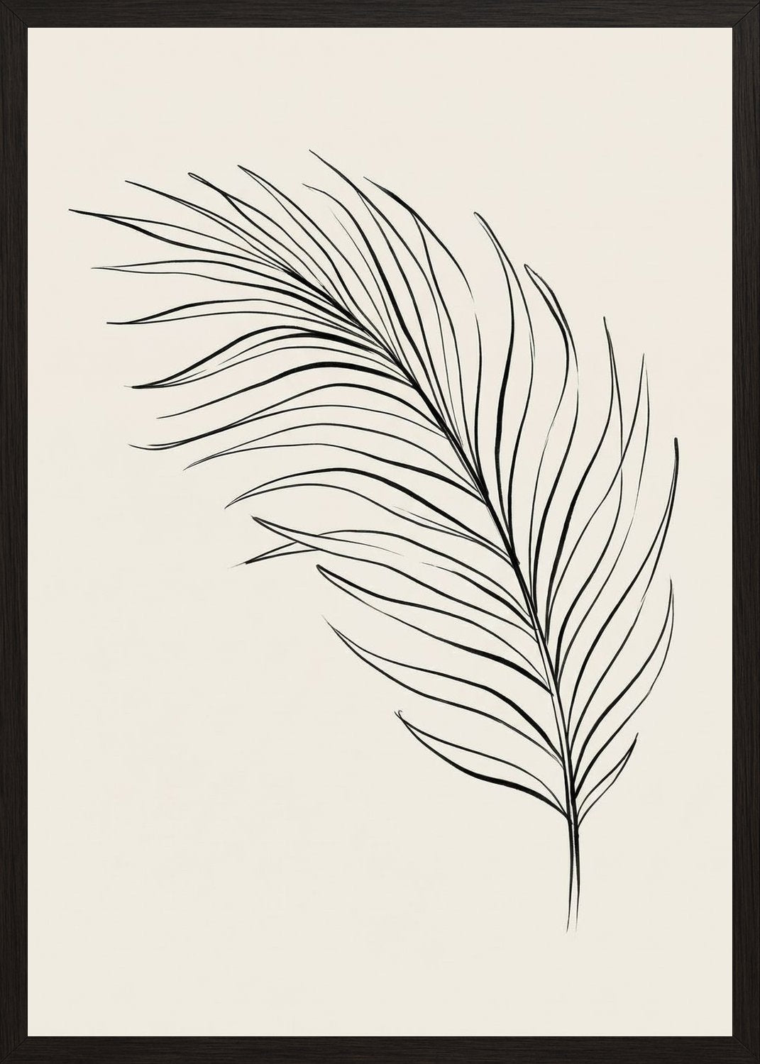 Poster in oak frame