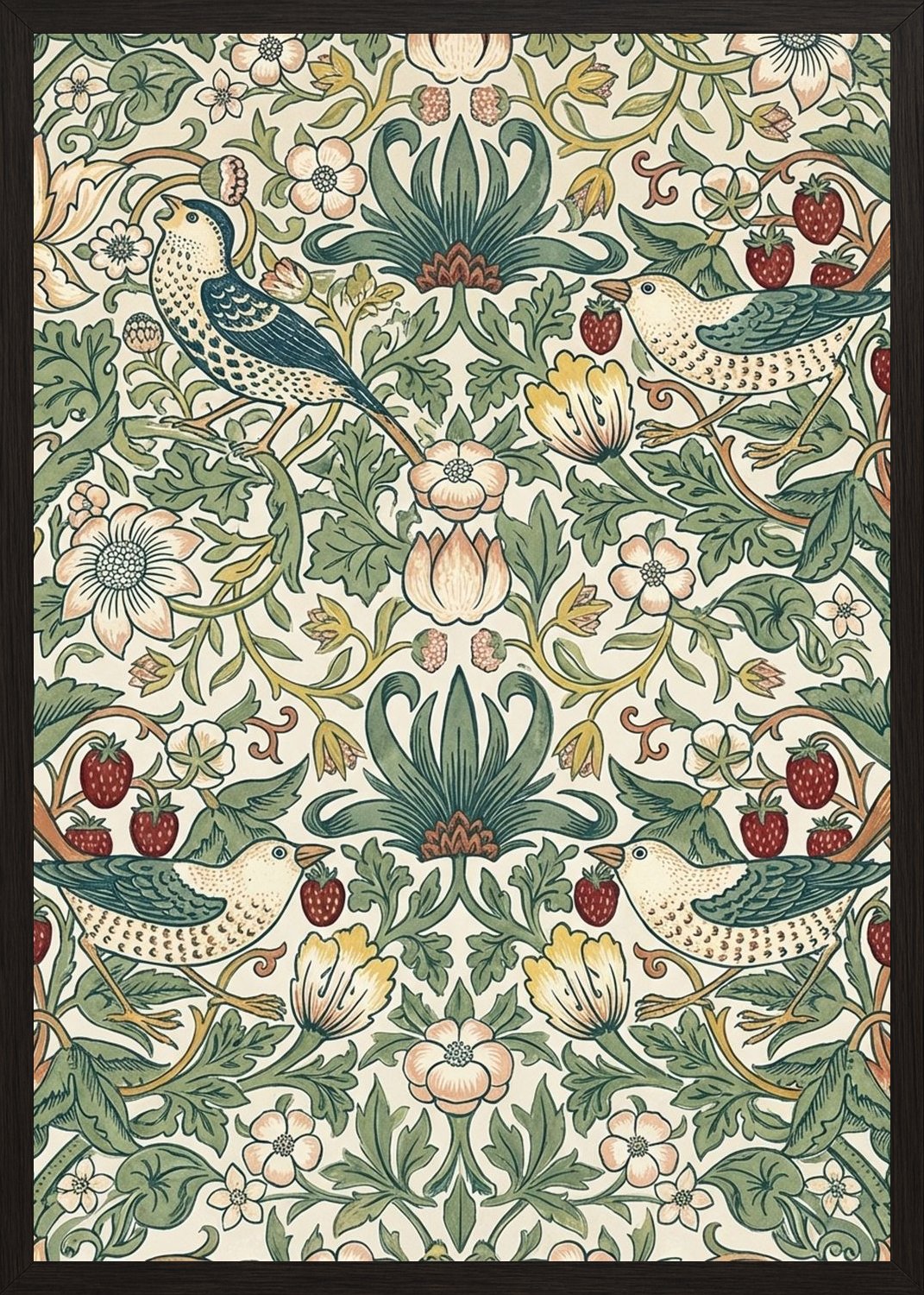 Poster in black frame