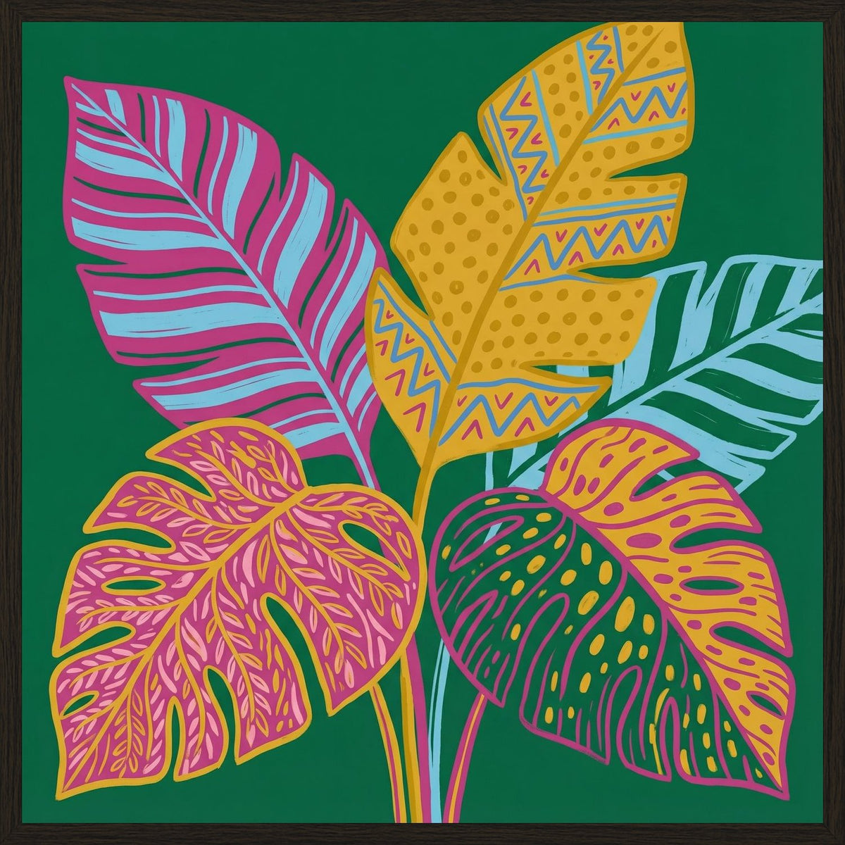 Poster in black frame