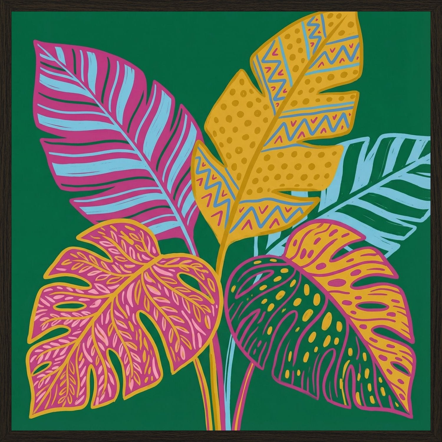 Poster in black frame