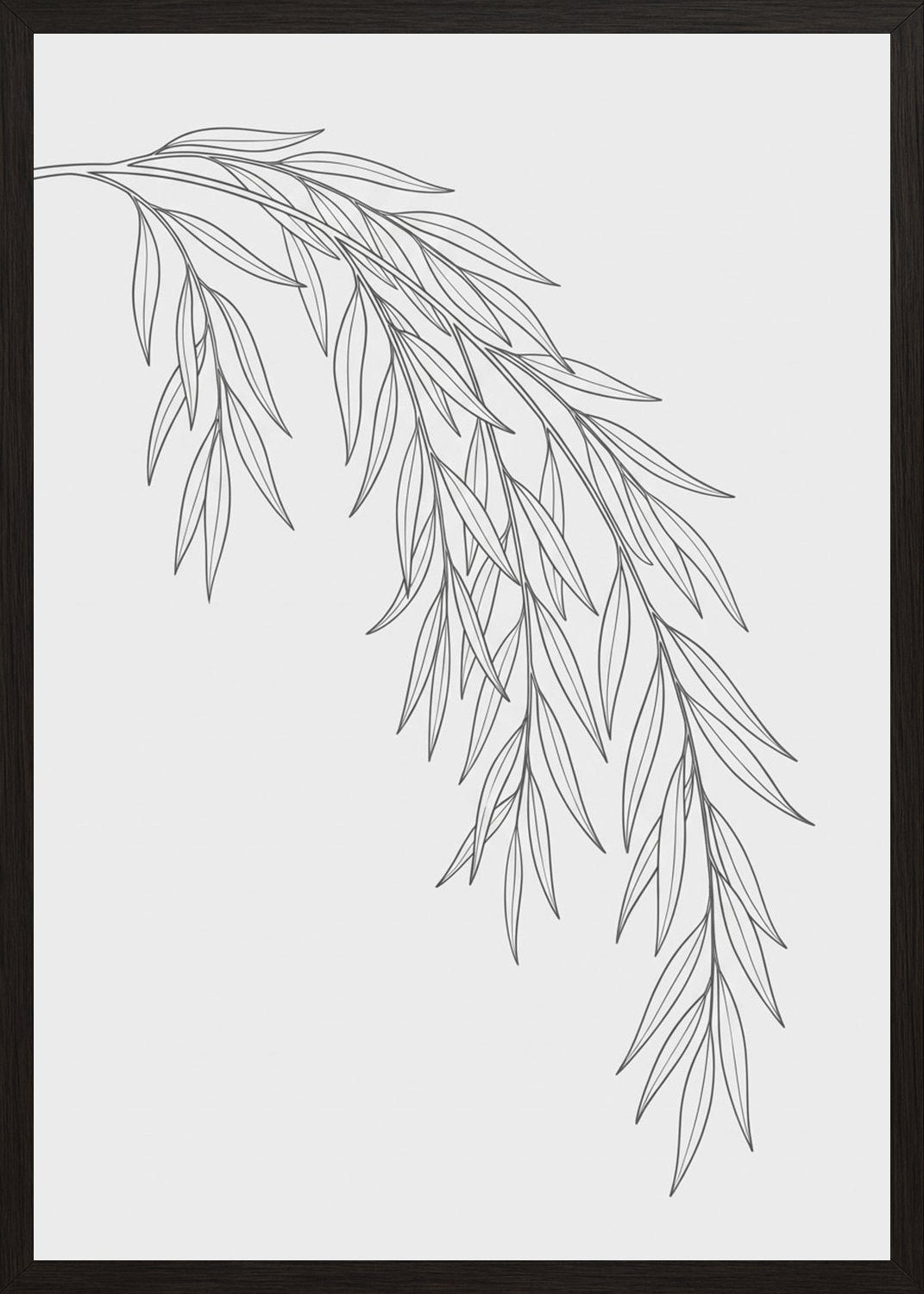 Poster in black frame