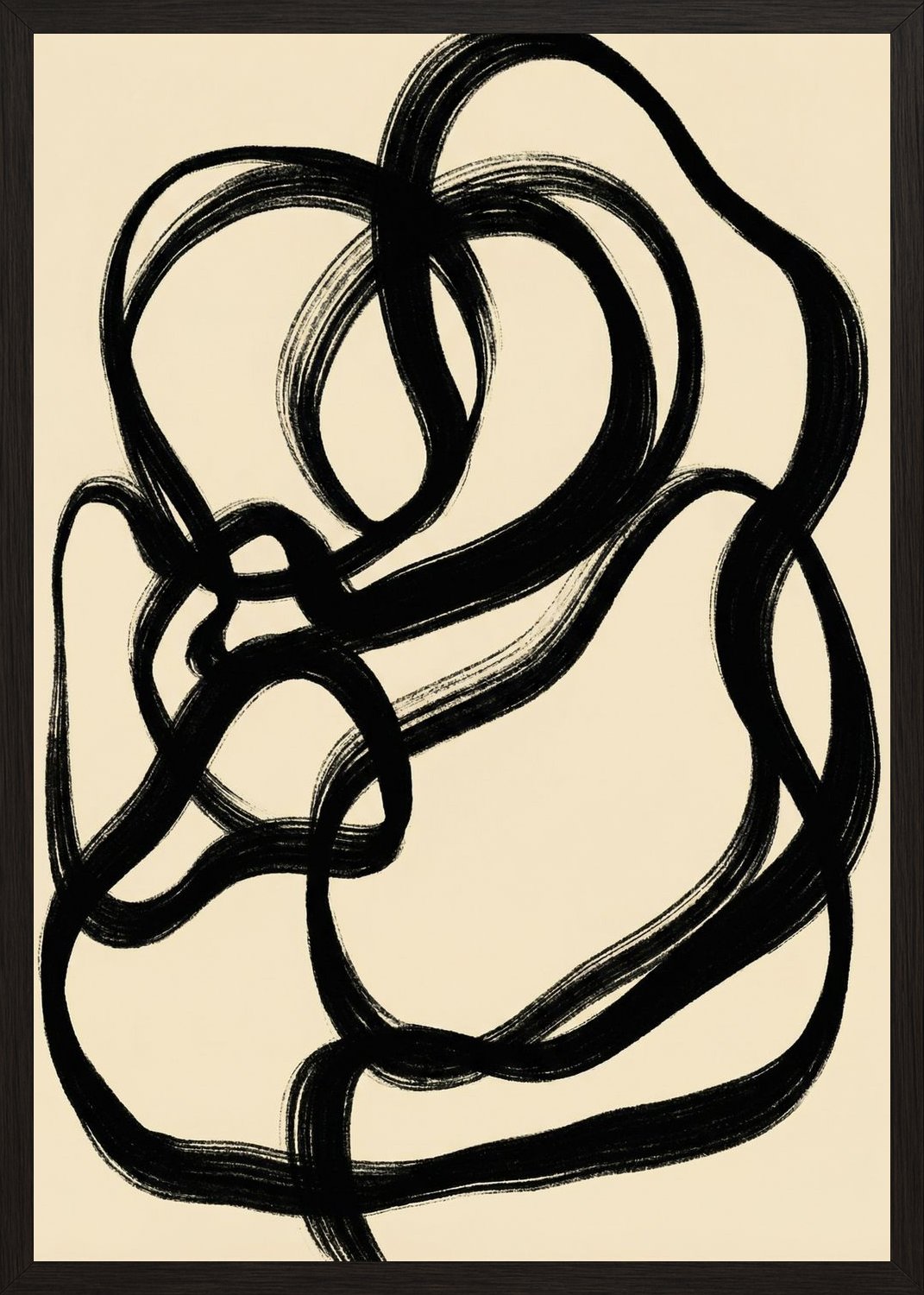 Poster in oak frame