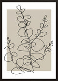 Poster in black frame