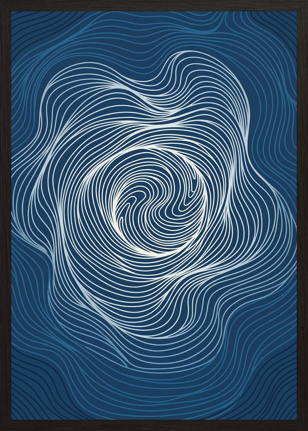 Poster in oak frame