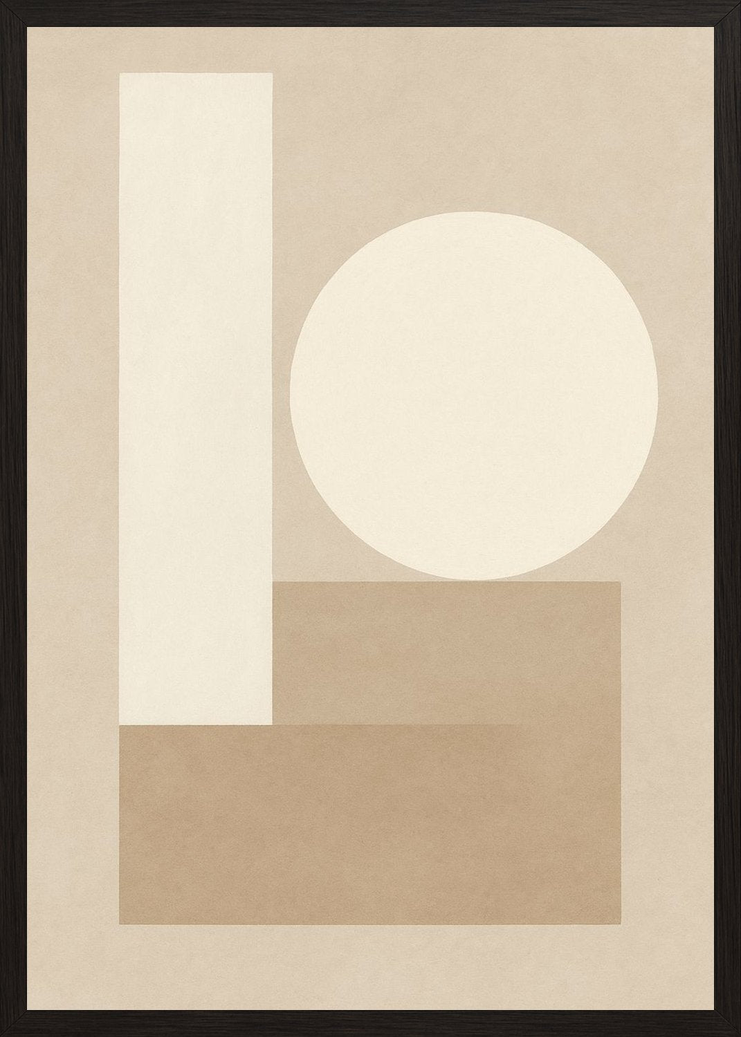 Poster in black frame