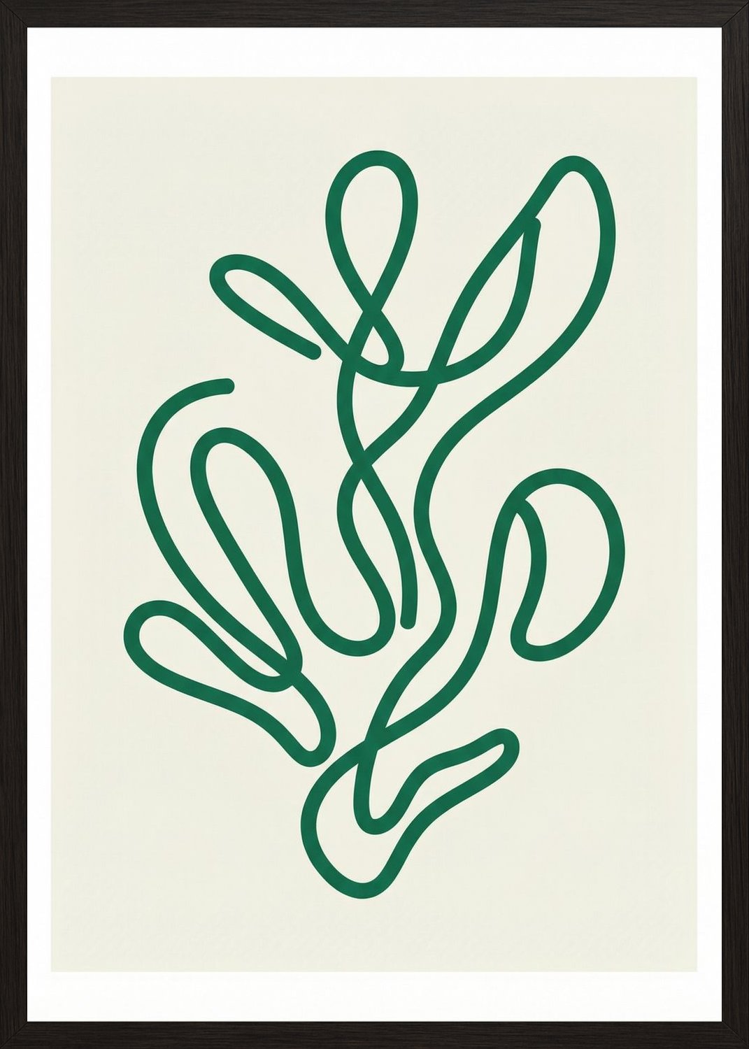 Poster in black frame