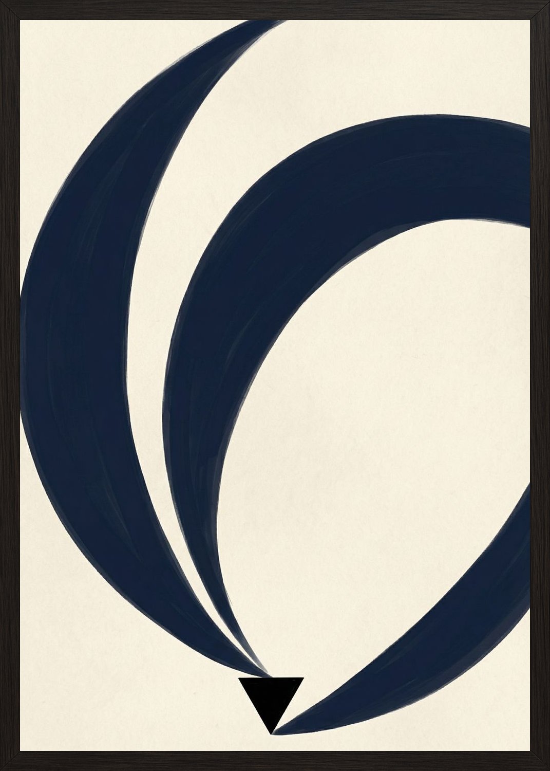 Poster in oak frame