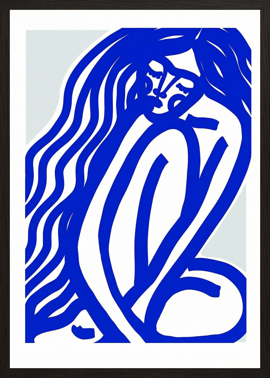 Poster in black frame