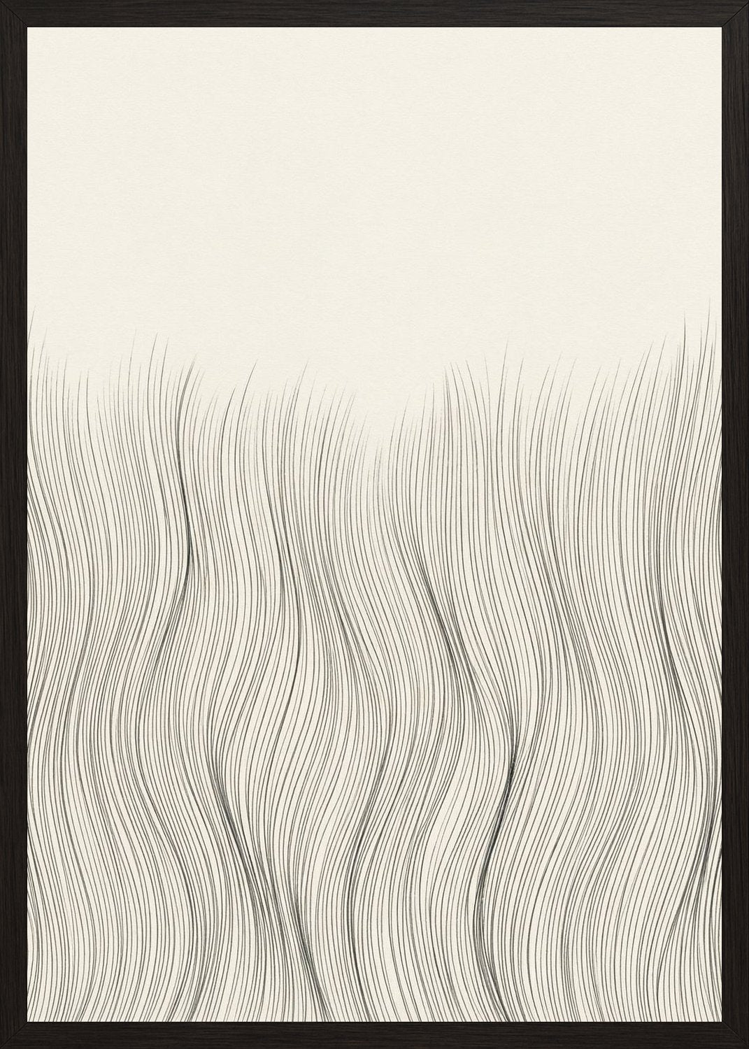 Poster in black frame