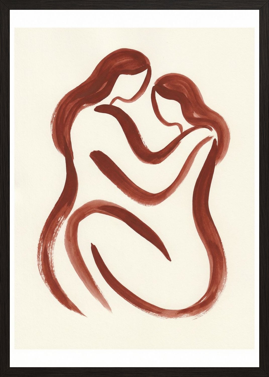 Poster in black frame