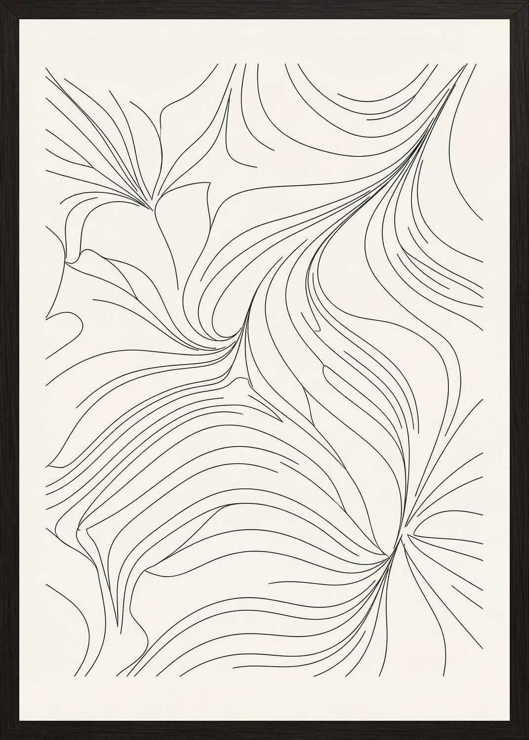 Poster in black frame