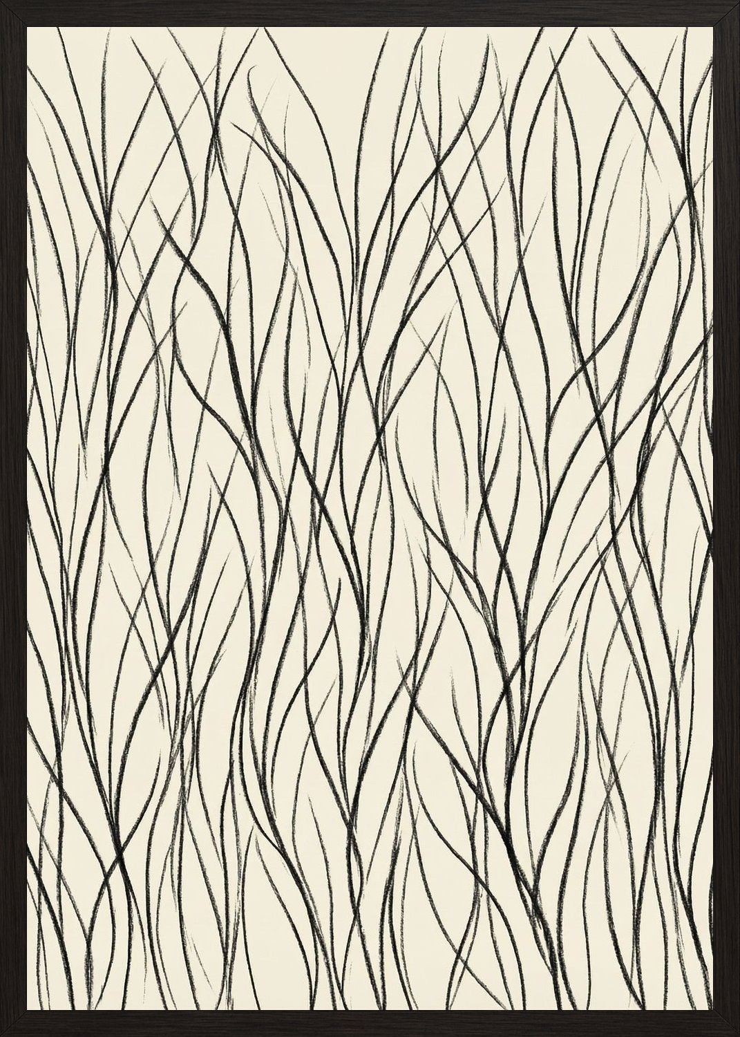 Poster in black frame