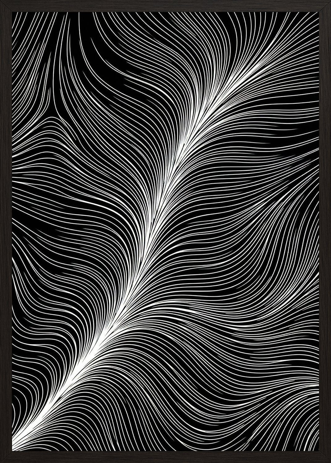 Poster in black frame