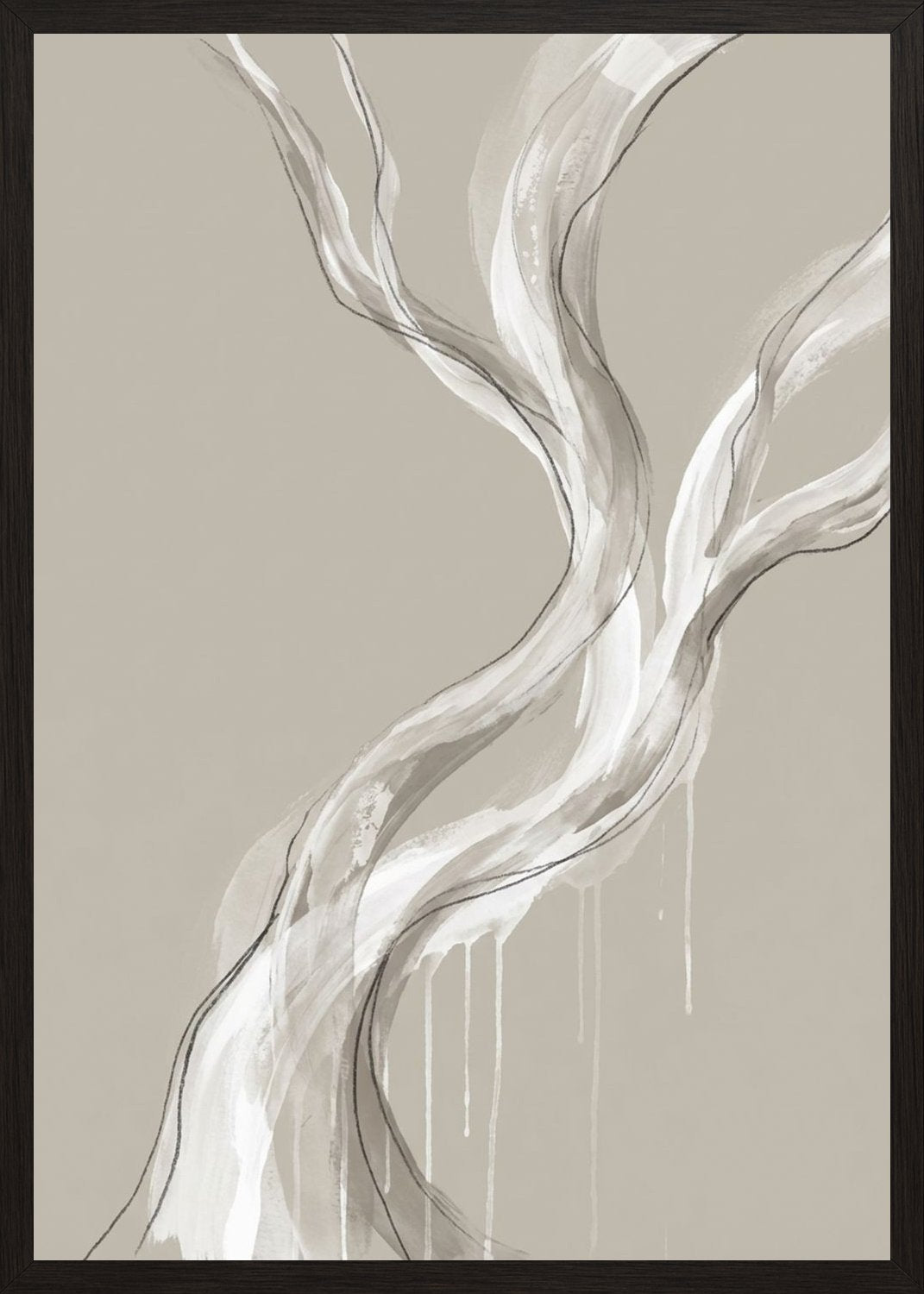 Poster in black frame