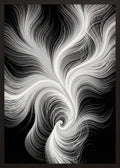 Poster in black frame