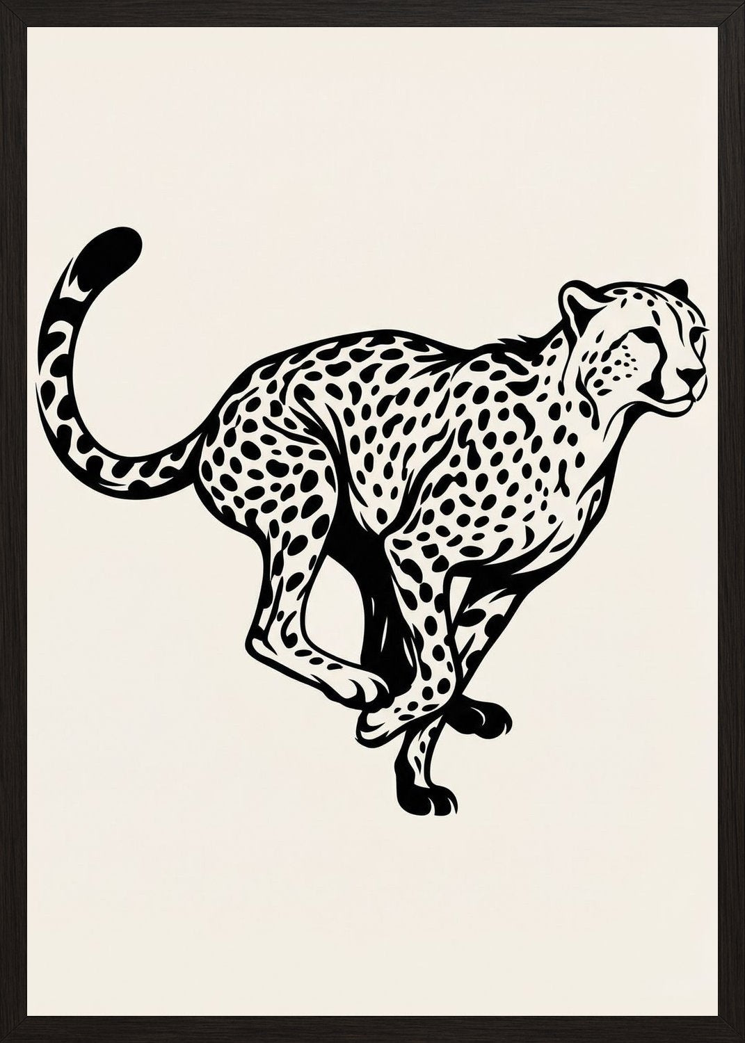 Poster in oak frame