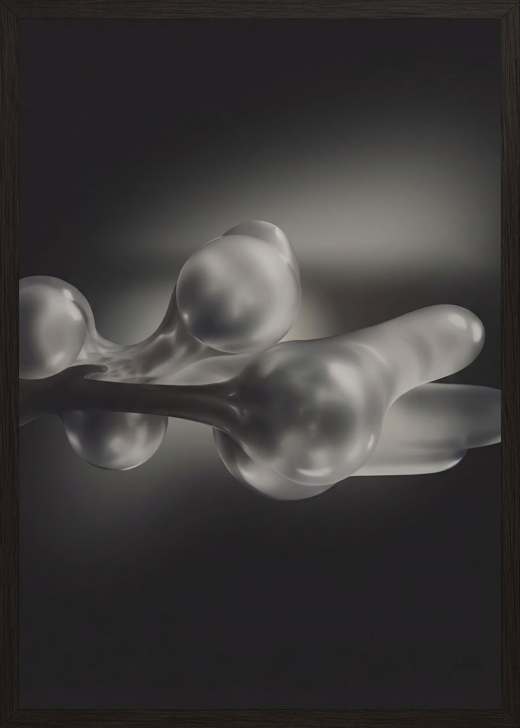 Poster in black frame
