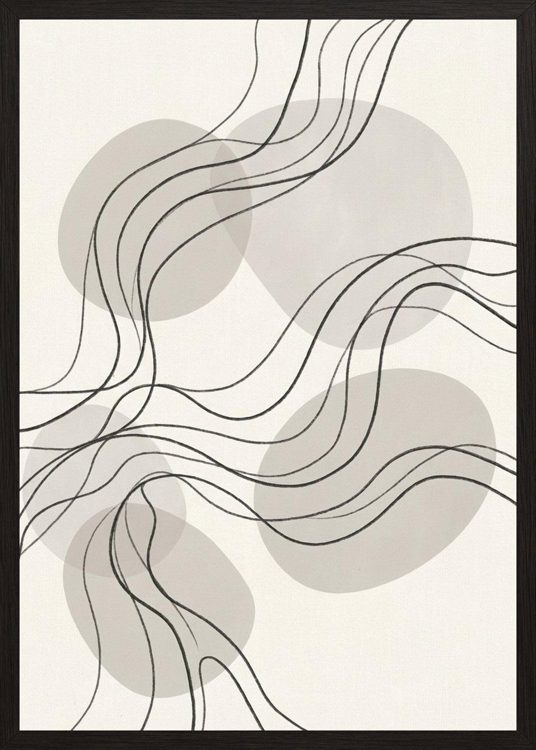 Poster in black frame