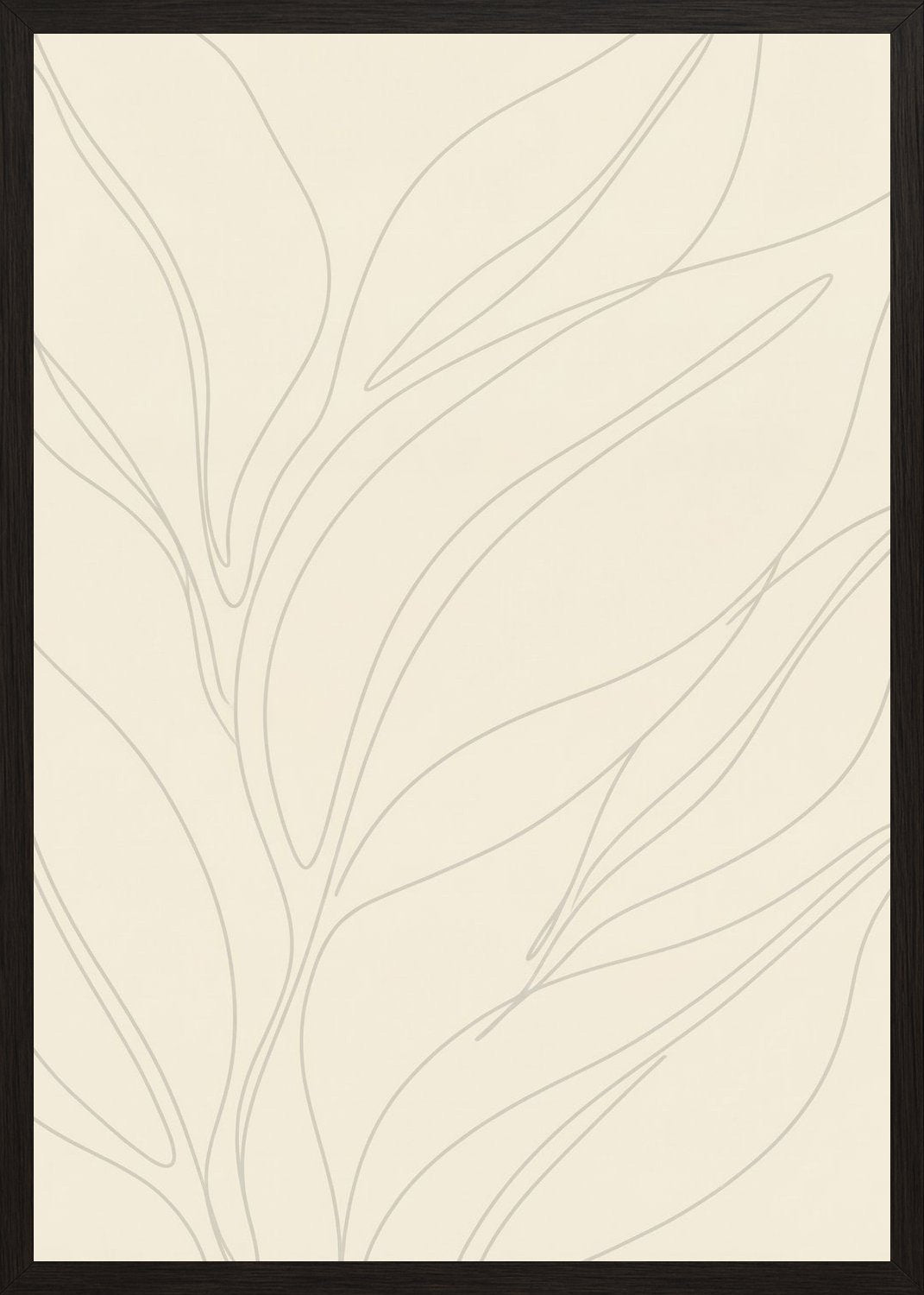 Poster in black frame