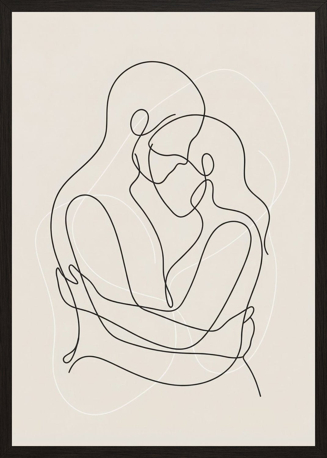 Poster in black frame