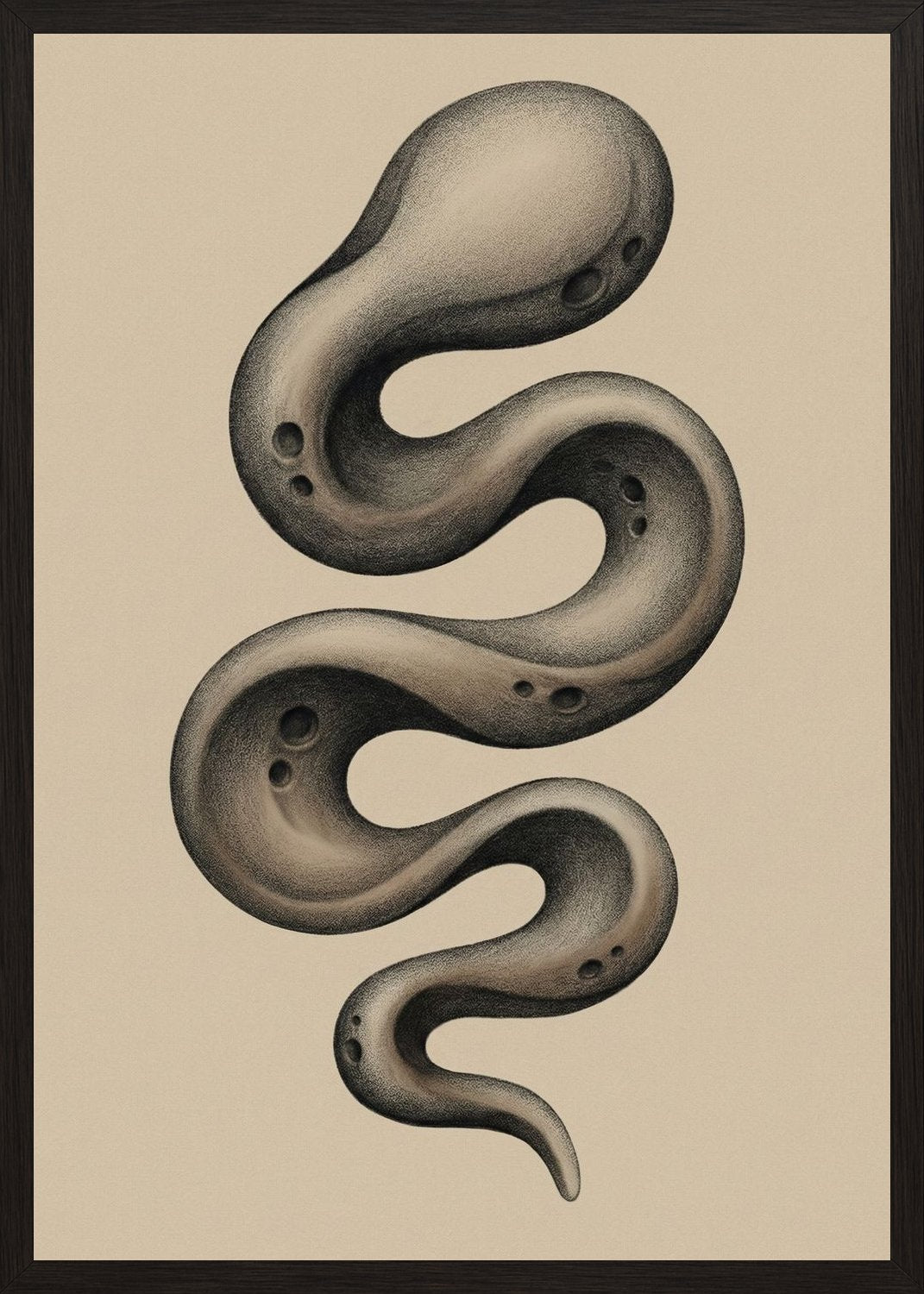 Poster in black frame