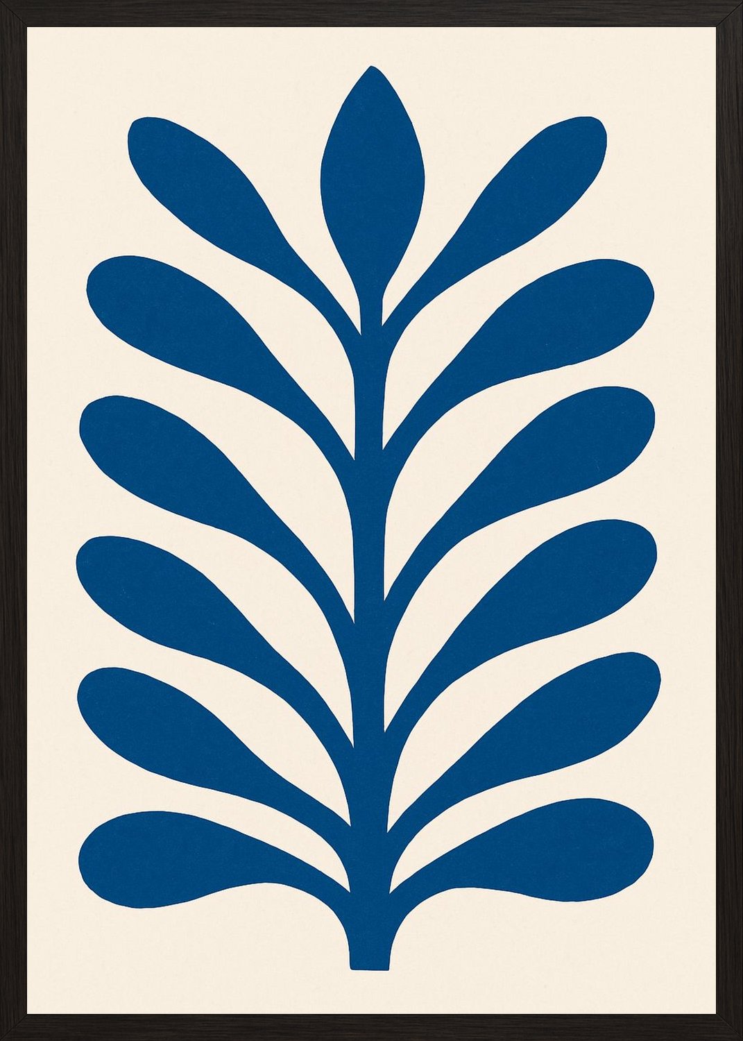 Poster in black frame