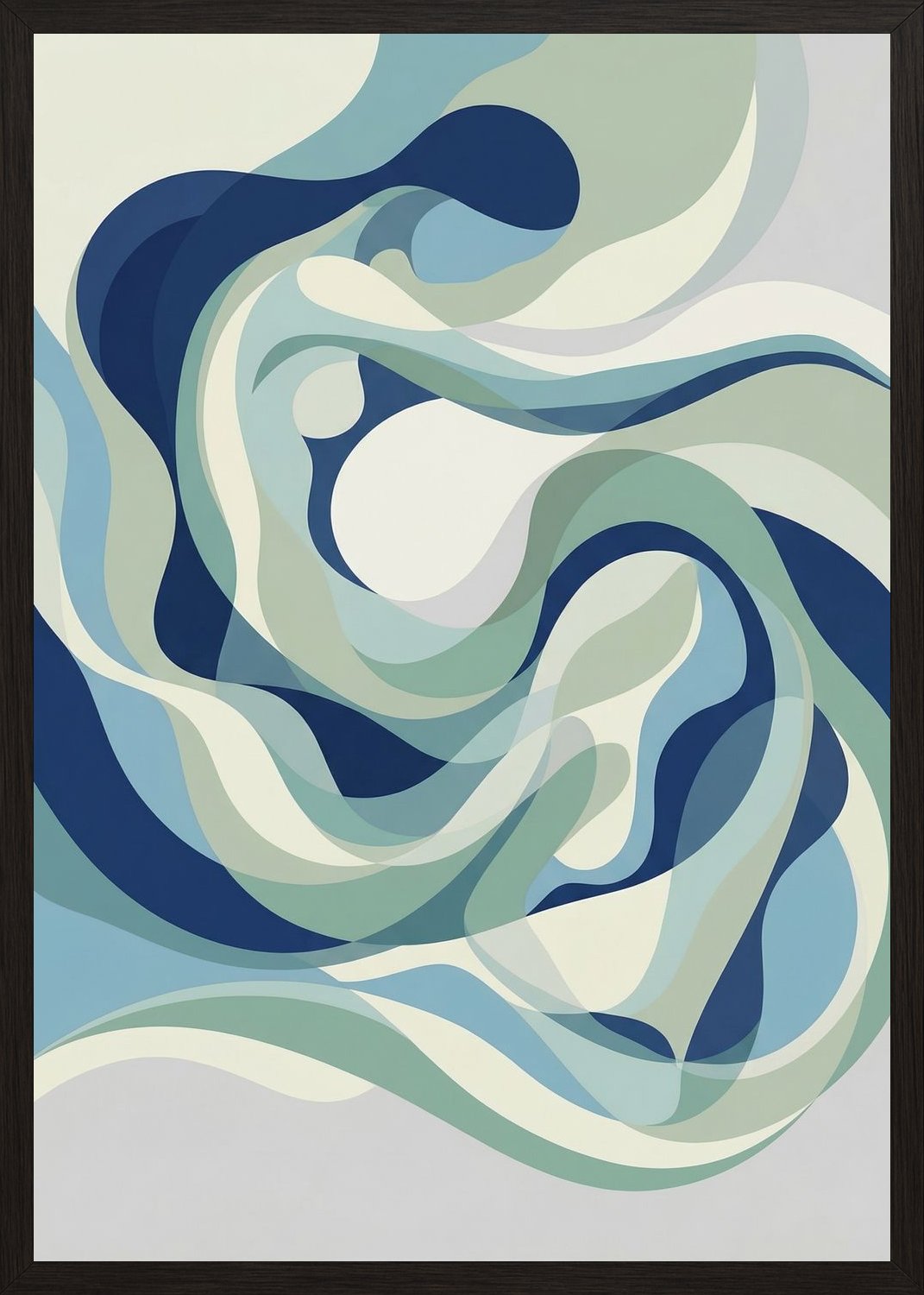 Poster in oak frame