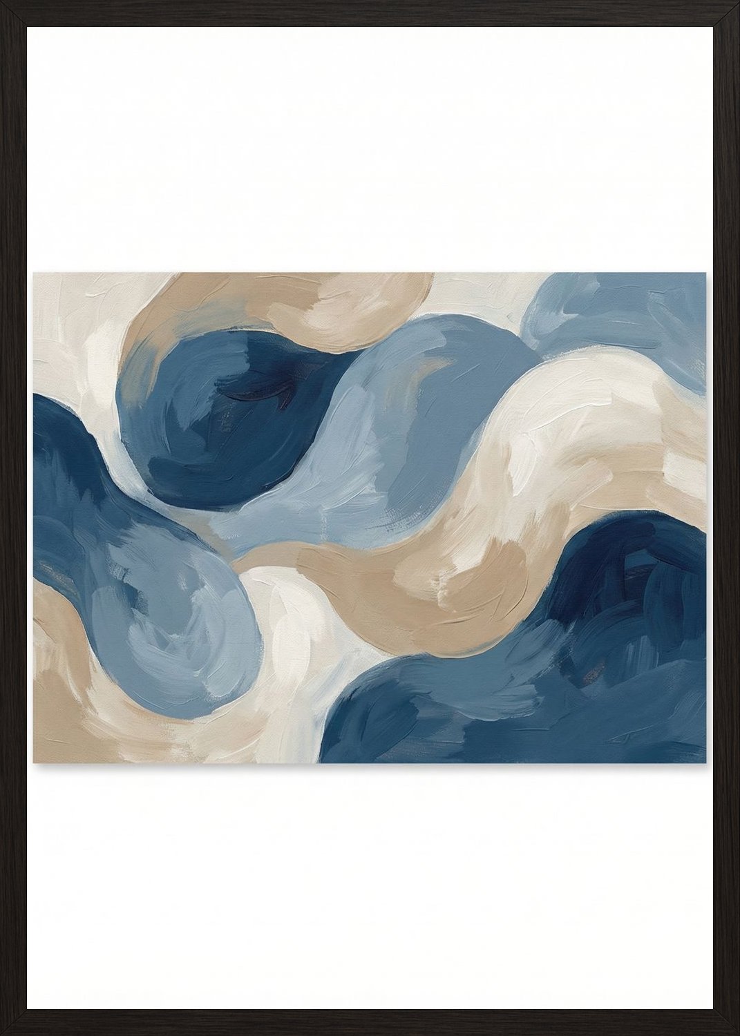 Poster in oak frame