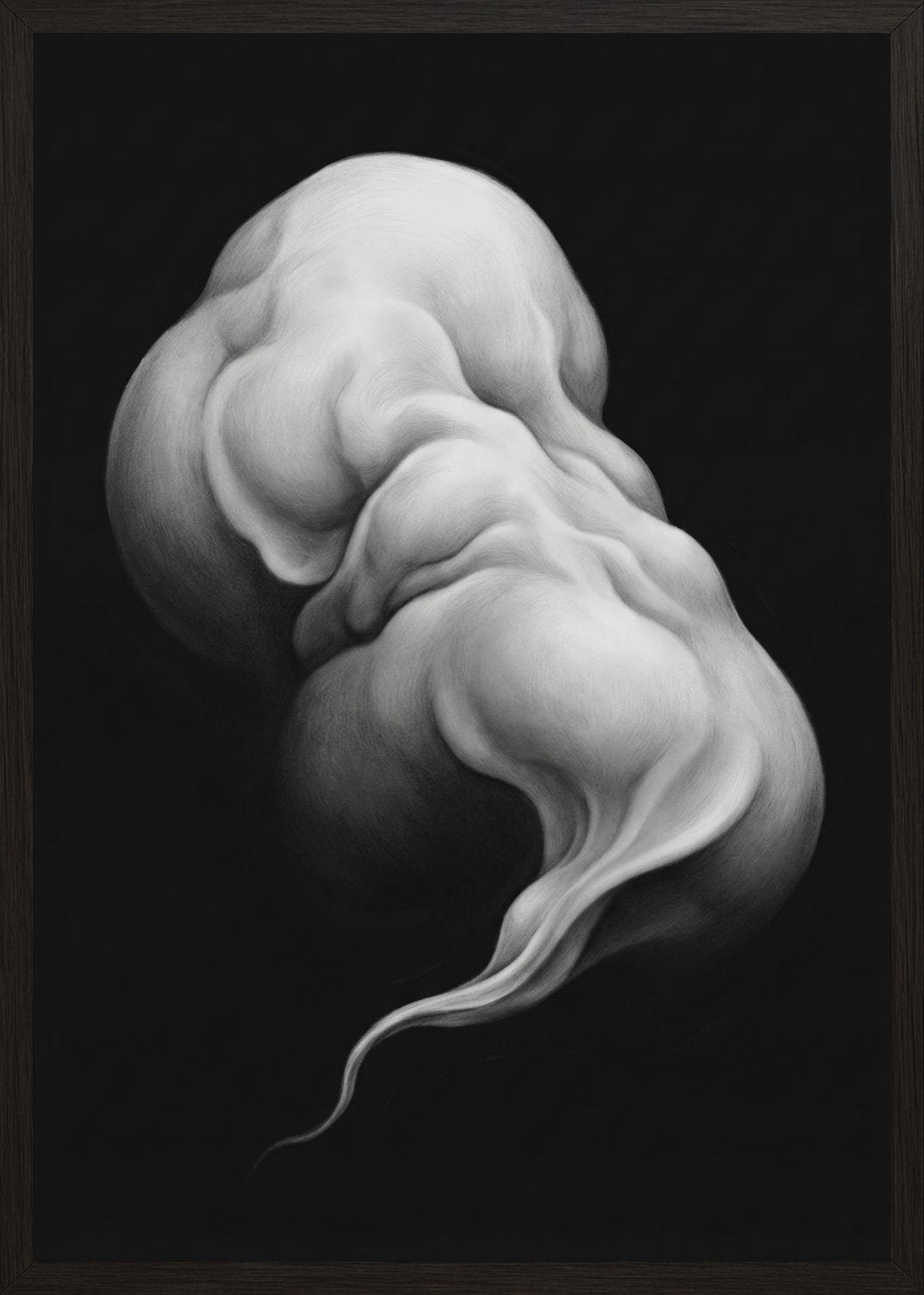 Poster in black frame