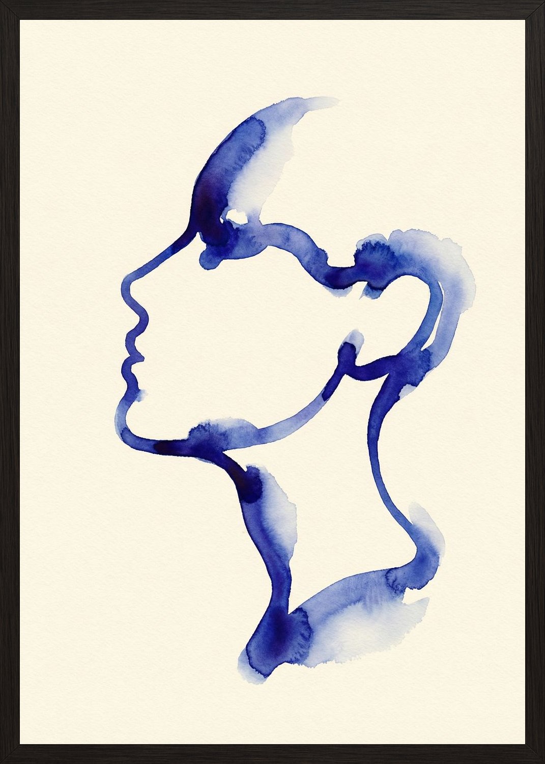 Poster in black frame