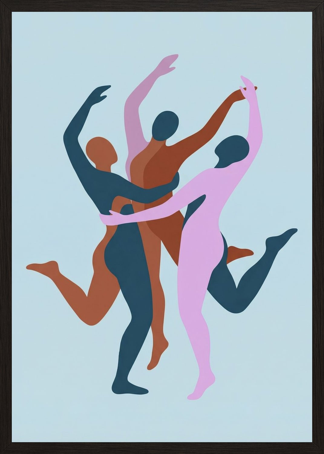 Poster in oak frame