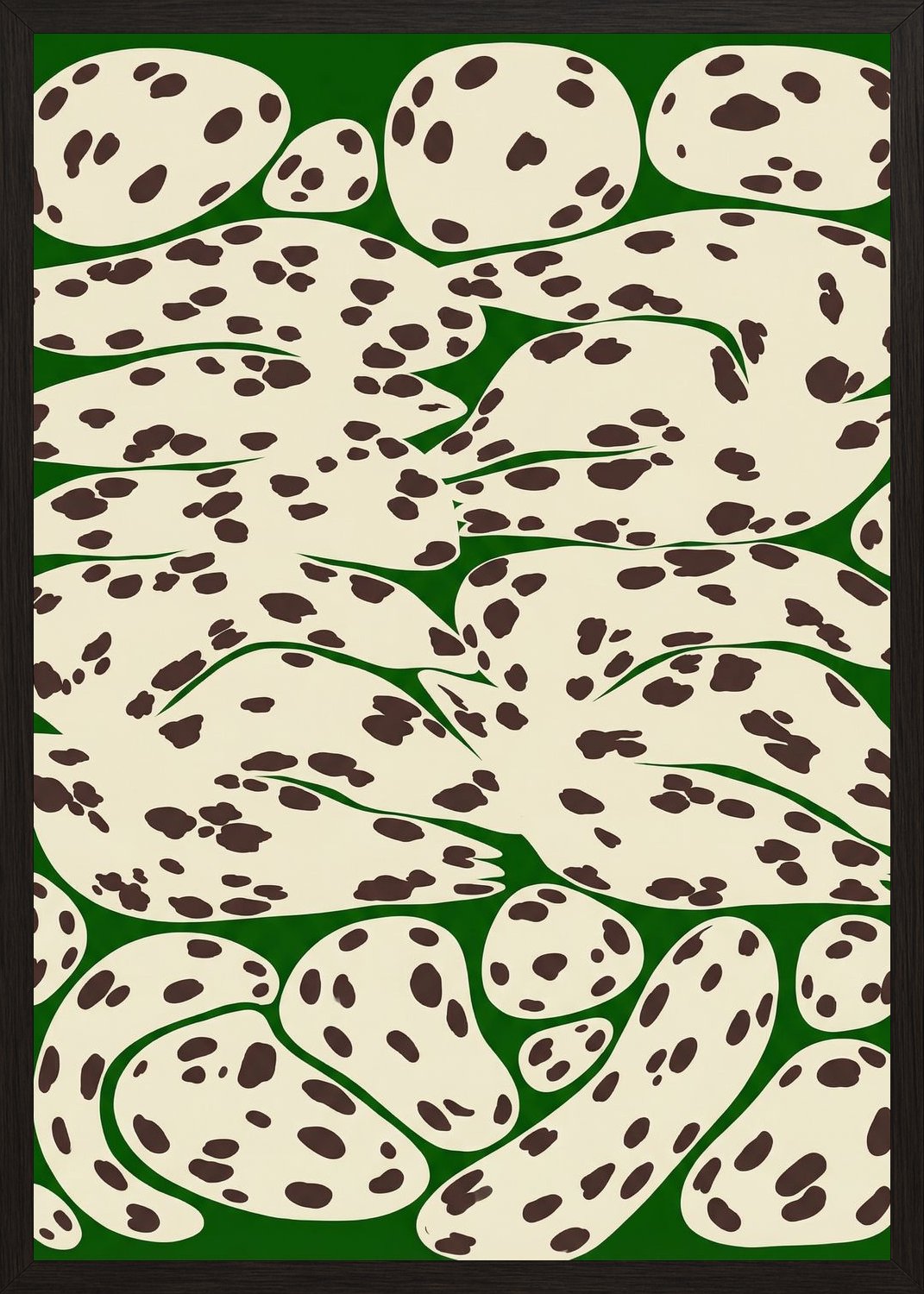Poster in black frame