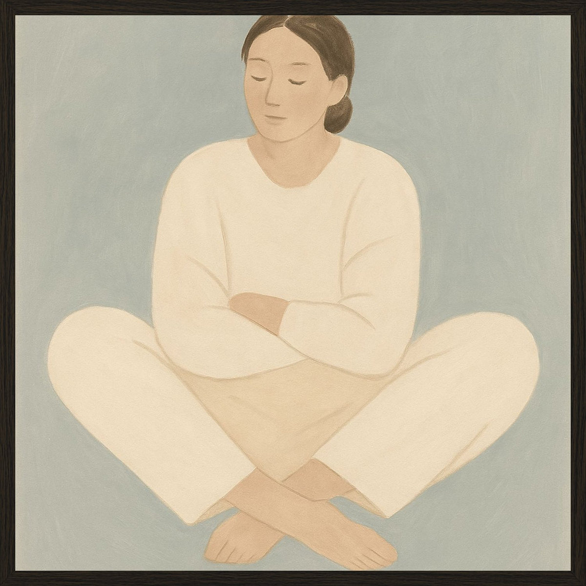 Poster in black frame