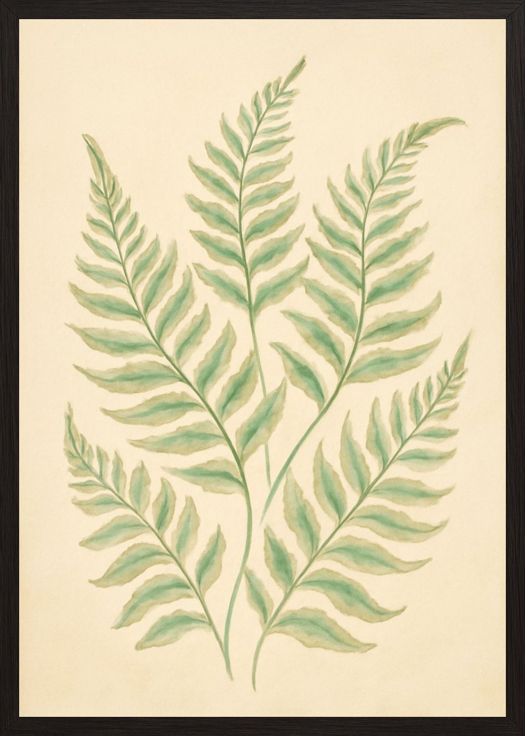 Poster in black frame