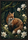 Poster in black frame