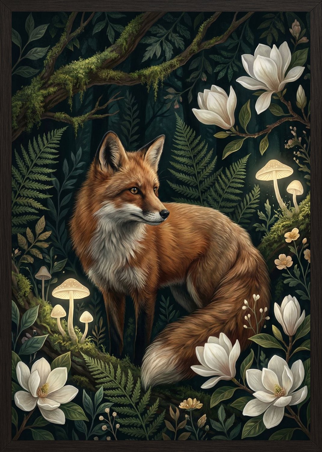 Poster in black frame