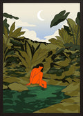 Poster in black frame