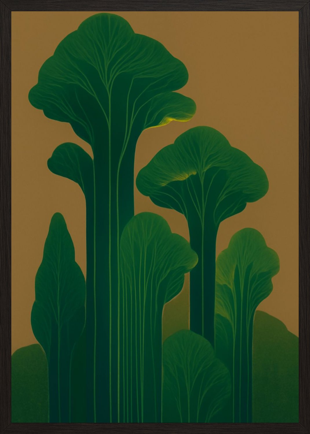 Poster in black frame