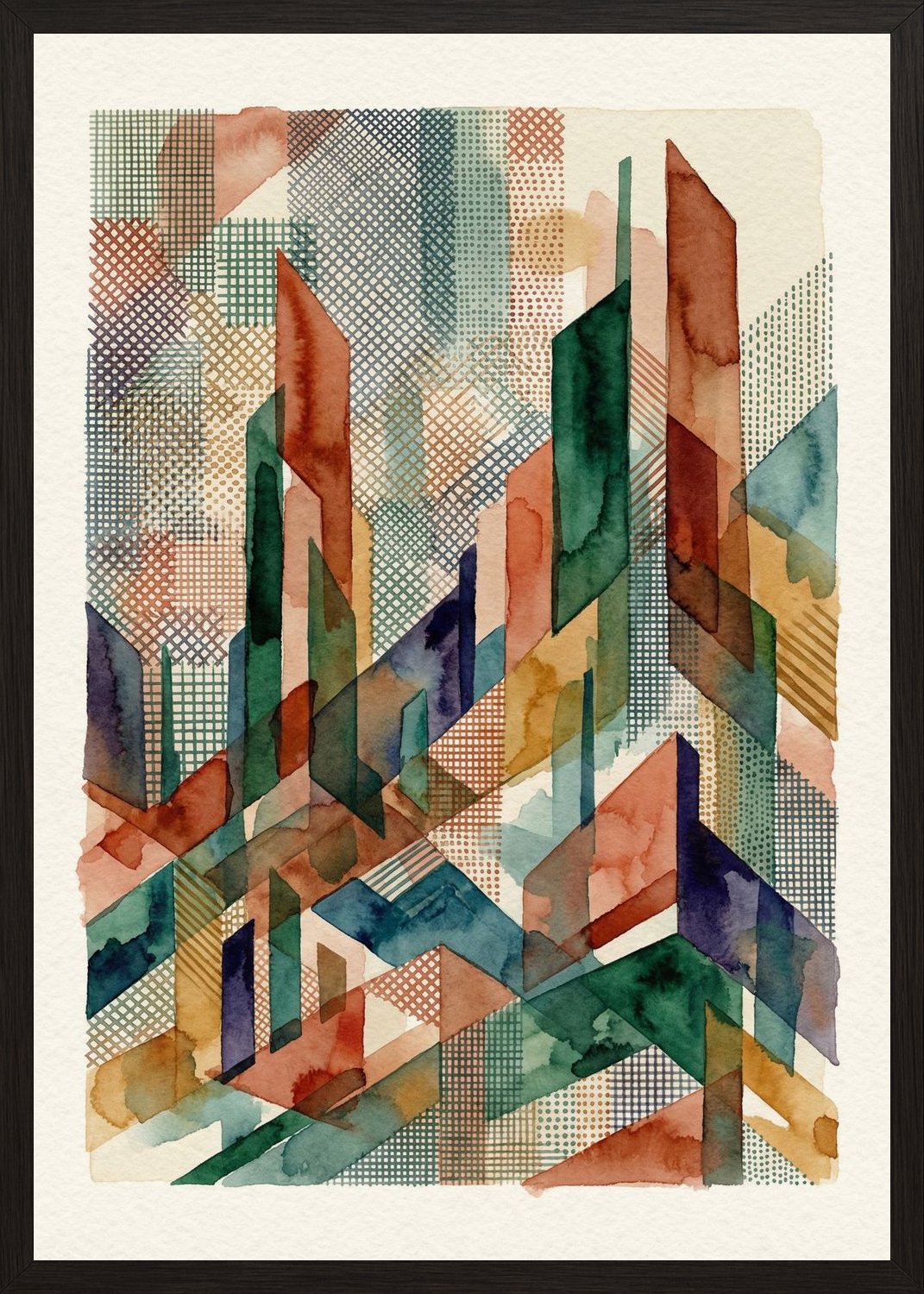 Poster in oak frame