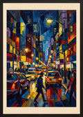 Poster in black frame