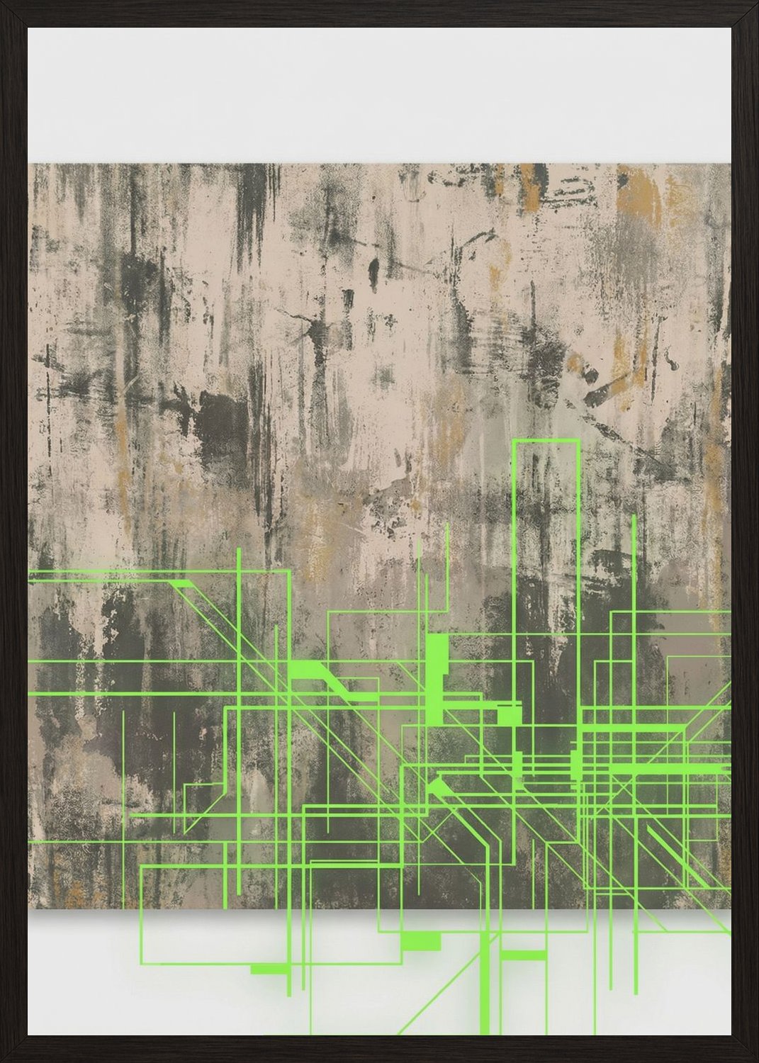 Poster in oak frame