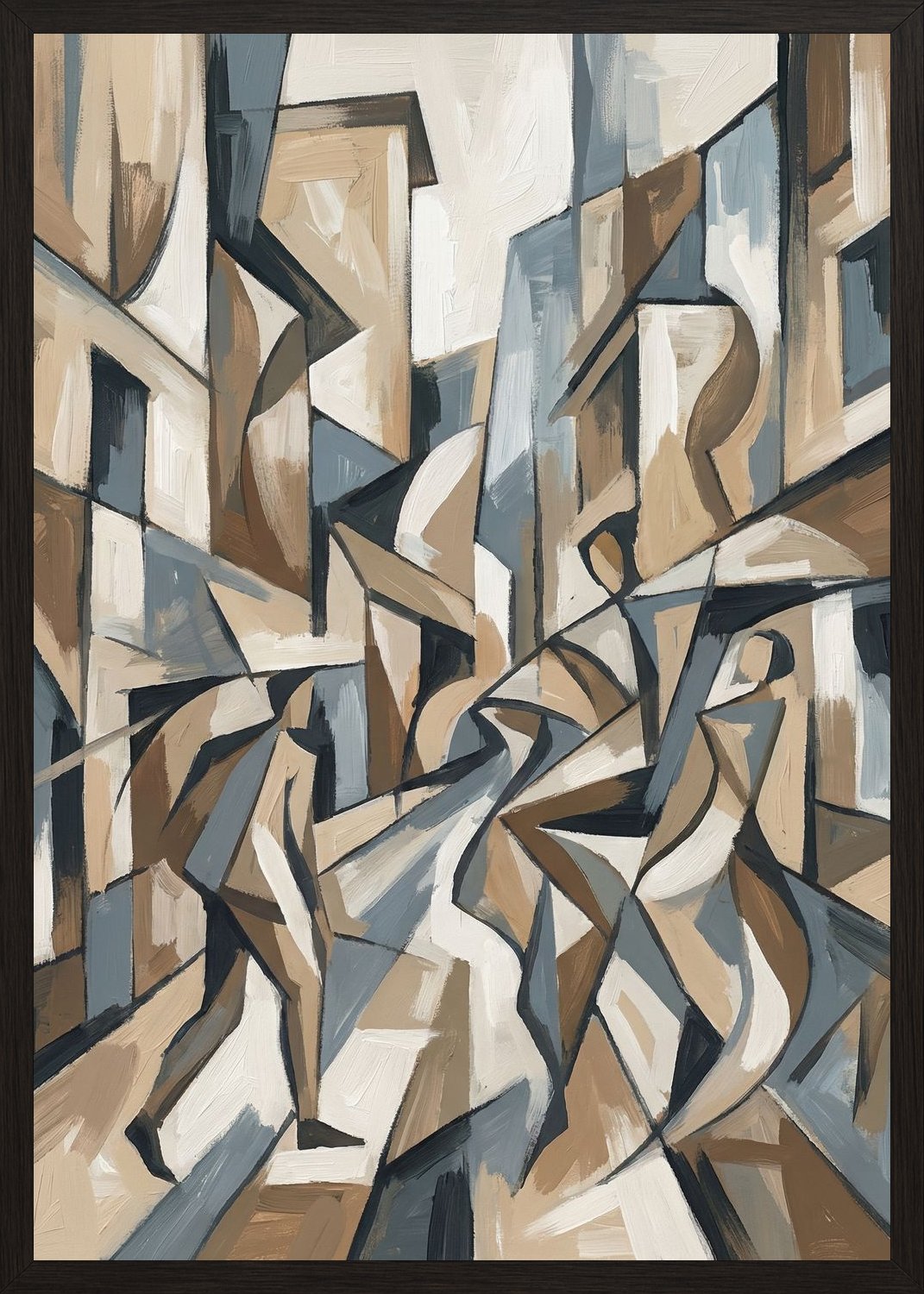 Poster in black frame