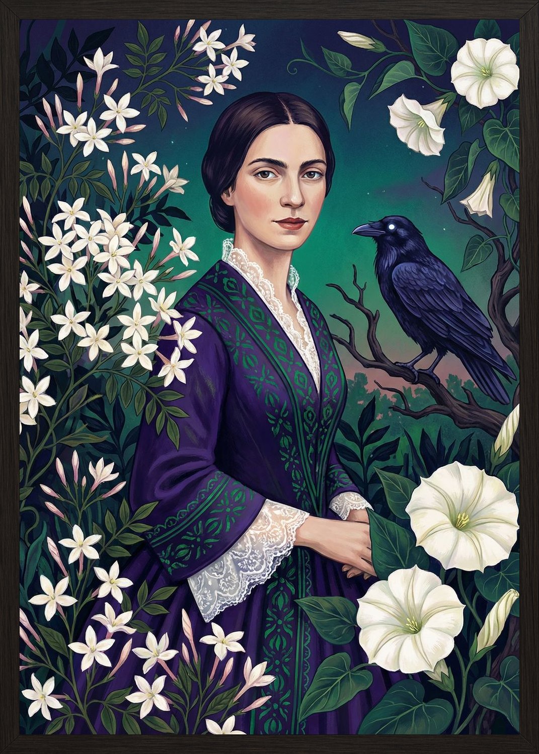 Poster in black frame