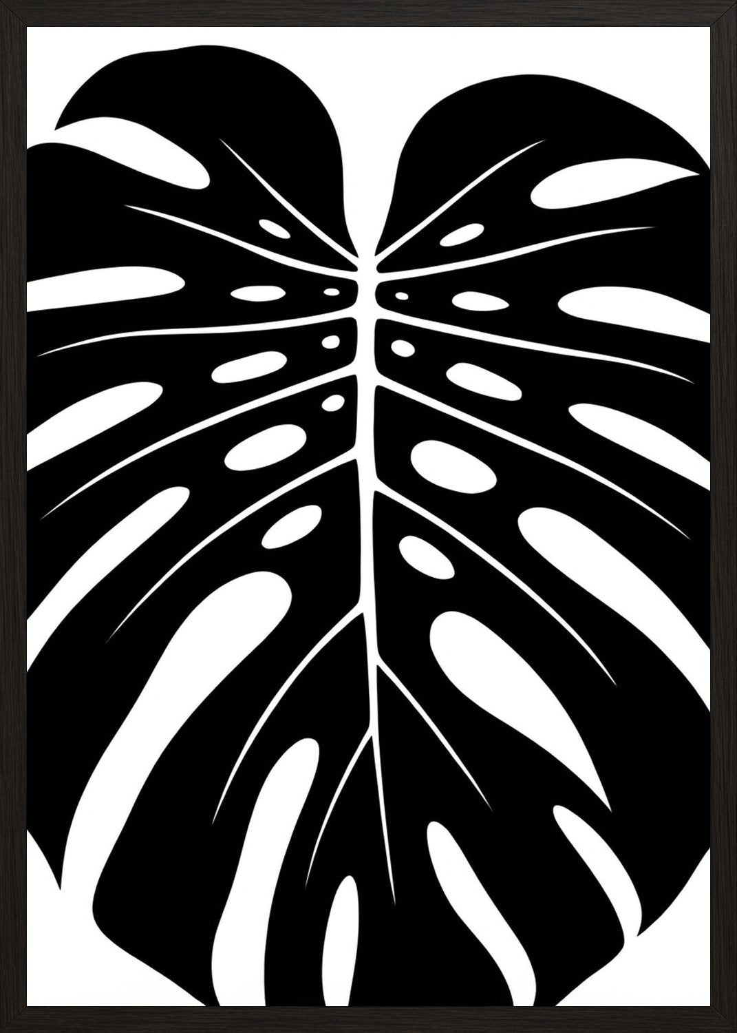 Poster in black frame