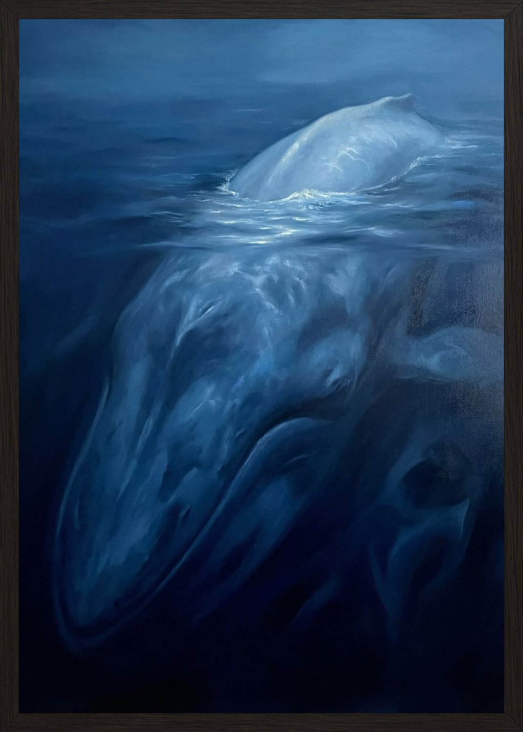 Poster in black frame