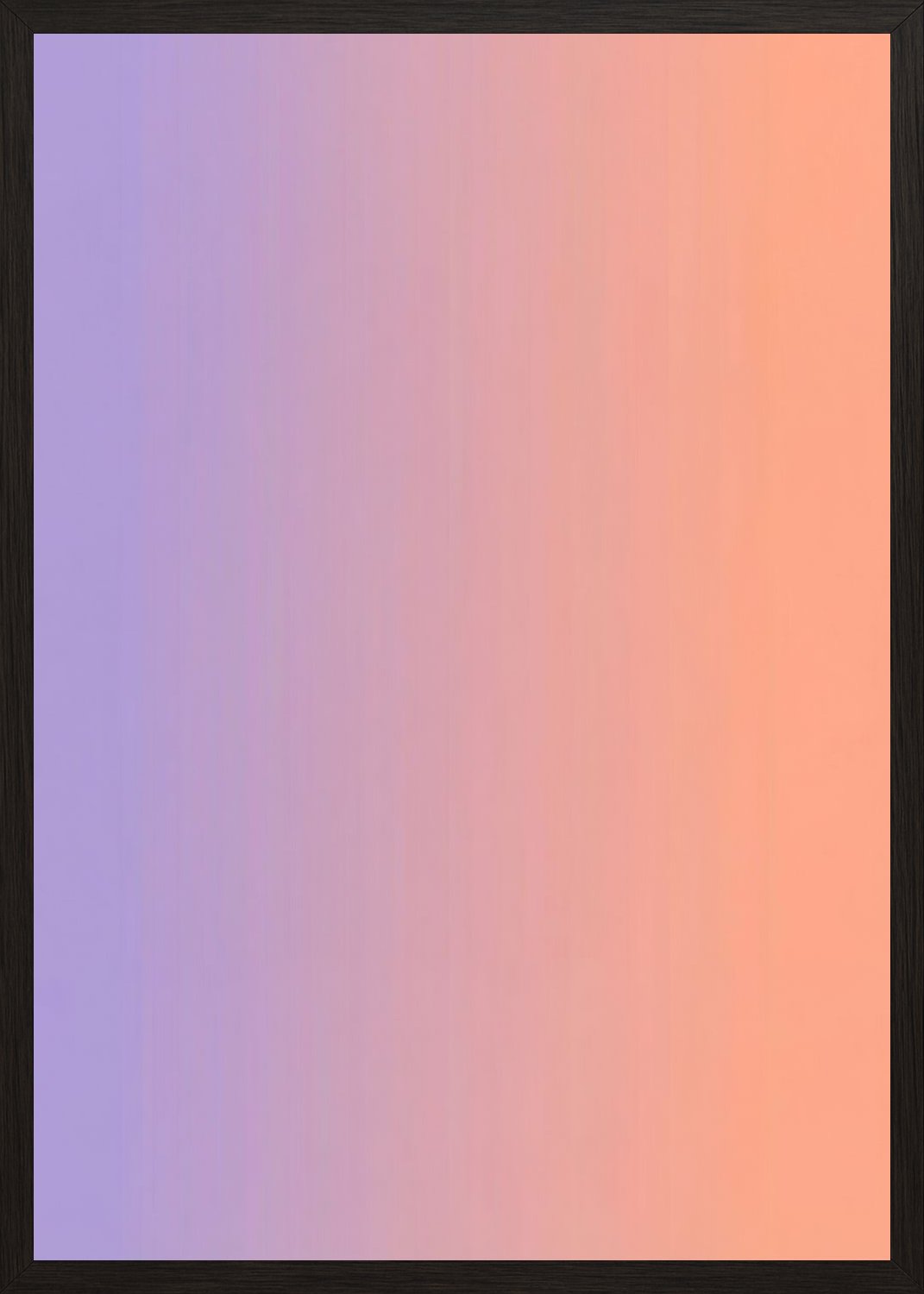 Poster in black frame