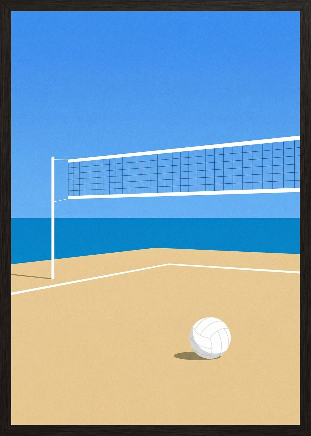 Poster in black frame