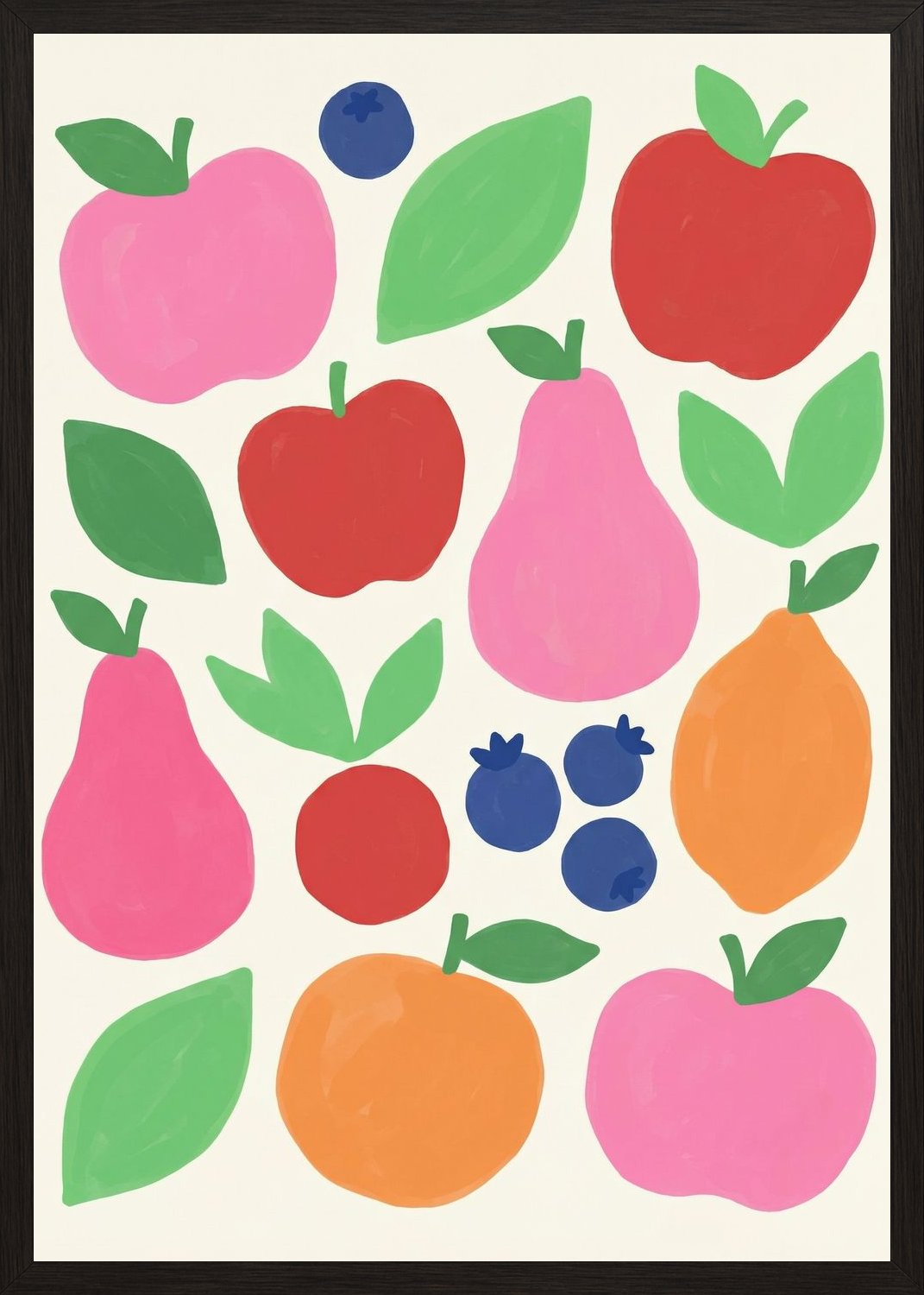 Poster in black frame